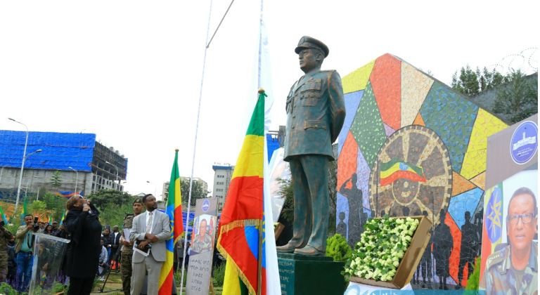 Addis Ababa Unveils Statue Of Slain Army Chief Of Staff General Se’are Mekonnen